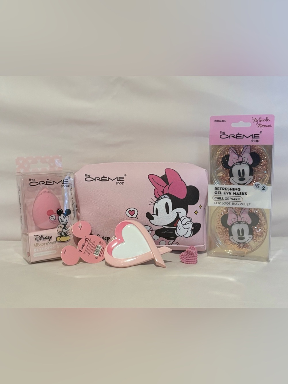 The Crème Shop x Minnie Mouse Pink Cosmetic Set